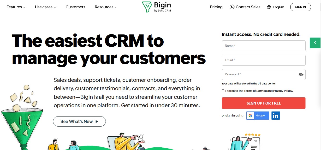 Bigin by Zoho CRM Pricing, Features, Reviews and Alternatives - CloudCRM