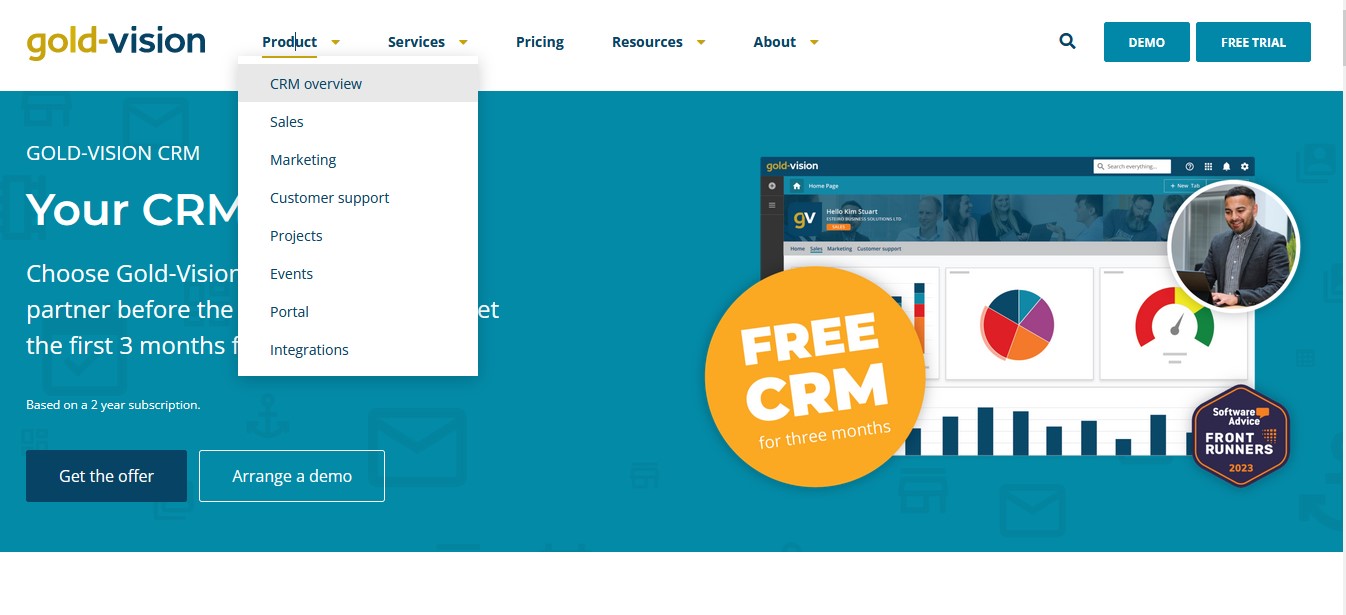 Gold-Vision CRM Pricing, Features, Reviews and Alternatives