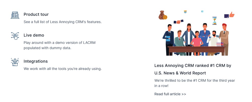 Less Annoying CRM Pricing, Features, Reviews and Alternatives