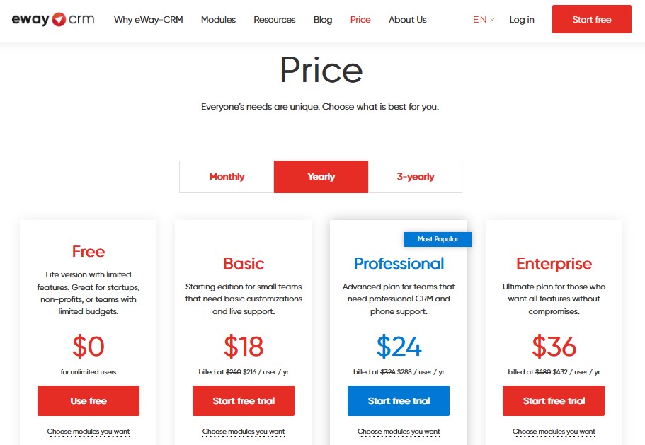 eWay-CRM Pricing, Features, Reviews and Alternatives